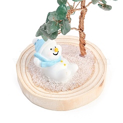 Décorations d'arbre de vie en pierres mélangées naturelles&nbsp;DJEW-B013-03B