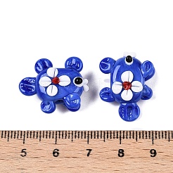 Brins de perles bosselées en verre soufflé faites à la main&nbsp;LAMP-T021-25C