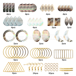 DIY-Ohrring-Bastelsets mit Geometrie-Motiven&nbsp;DIY-SC0013-31