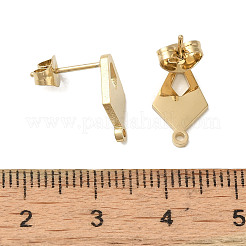 Accesorios para pendientes de acero inoxidable 304 con revestimiento iónico (IP)&nbsp;STAS-I206-13G