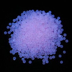 Perline rotonde di semi di vetro trasparente luminoso&nbsp;GLAA-F124-D04-B