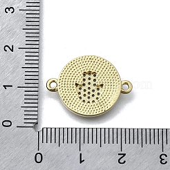 Ciondoli di collegamento della mano di Hamsa&nbsp;KK-V010-02G-02