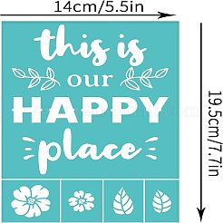 Selbstklebende Siebdruckschablone&nbsp;DIY-WH0337-013