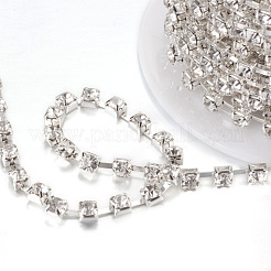 Chaînes en laiton avec strass&nbsp;CHC-T002-SS12-01S