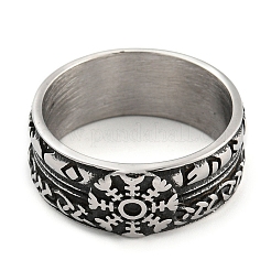 Ring aus Edelstahl 304&nbsp;RJEW-B055-03AS-07