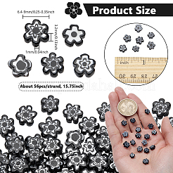 2 brin de perles de verre millefiori faites à la main&nbsp;LAMP-GA0001-17D-01