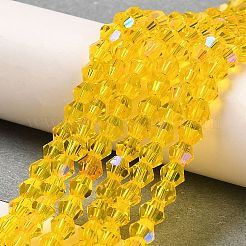 Trasparenti perle di vetro placca fili&nbsp;EGLA-A039-T4mm-L22