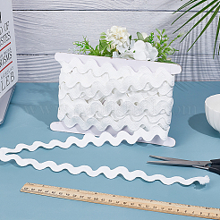10 Yards Polyester-Wellenspitzenband&nbsp;OCOR-HY0001-48