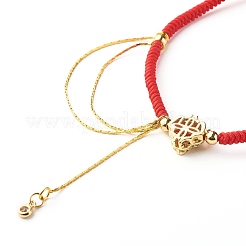 Armband aus Messing mit Leoparden- und Kettenmikropave und Zirkonia für Mädchen und Frauen&nbsp;BJEW-JB06979