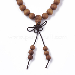 4-Loop-Wrap-Stil buddhistischen Schmuck&nbsp;BJEW-S140-13B