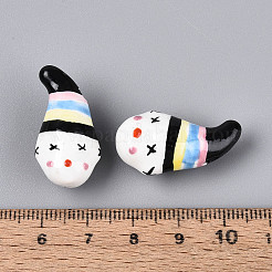 Abalorios de porcelana hechas a mano&nbsp;PORC-N012-01A