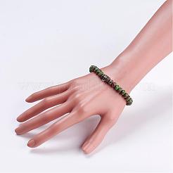 Natürlicher rubin in zoisite stretch Armbändern&nbsp;BJEW-JB03188-03