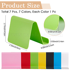 7 soporte para teléfono móvil acrílico de 7 colores&nbsp;AJEW-CP0006-88