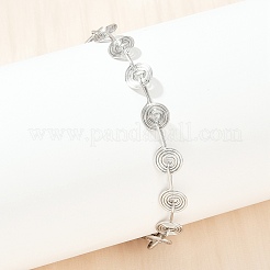 Gliederkettenarmbänder aus 304 Edelstahl für Damen&nbsp;BJEW-Z143-26P