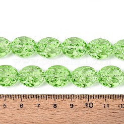 Peinture de cuisson perles de verre transparentes brins&nbsp;DGLA-N017-04H