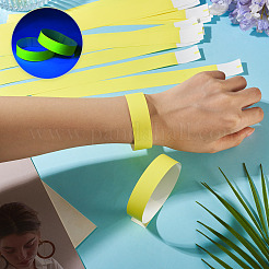 Bracelets jetables en papier lumineux&nbsp;BJEW-TAC0075-001E