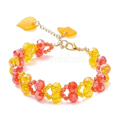 Pulseras de abalorios de cristal para las mujeres&nbsp;BJEW-JB12732