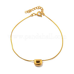 Pulseras de cadena serpentina de acero inoxidable 304&nbsp;BJEW-H608-01G-D