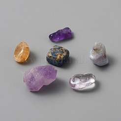 Natürliche Edelsteinperlen und Holzplatten-Sets&nbsp;DJEW-WH0018-32