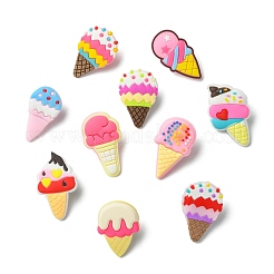 13 Stück PVC-Eiscreme-Anstecknadeln für Rucksackkleidung&nbsp;JEWB-CJC0022-014B