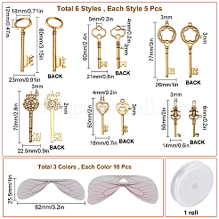 Pendentifs de style tibétain &nbsp;TIBEP-SC0001-80