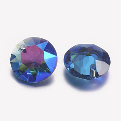 Facettierten Glas Strass Charms&nbsp;RGLA-F051-12mm-206PS