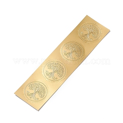 Autocollants en relief auto-adhésifs en feuille d'or&nbsp;DIY-XCP0002-15A