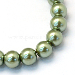 Cuire de la peinture en verre perles brins&nbsp;X-HY-Q003-3mm-49