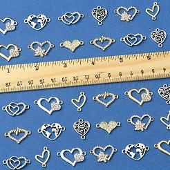 36 stücke 9 stile legierung Verbinder anschlüsse&nbsp;FIND-FS0003-16