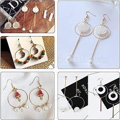 Kit fai da te per realizzare orecchini pendenti con avvolgimento in filo metallico&nbsp;DIY-UN0002-96