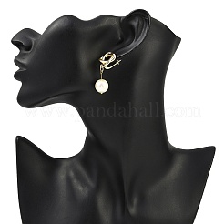 Knoten-Creolen aus Messing&nbsp;EJEW-JE06461-02