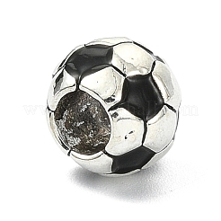 Temporada de fútbol aleación esmalte cuentas europeas&nbsp;FIND-G113-07AS-03