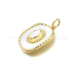 Ciondoli smaltato in ottone&nbsp;KK-K400-20G-01