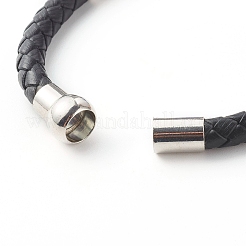 Bracelets de perles faits à la main de perles de chalumeau de mauvais œil&nbsp;BJEW-JB06373