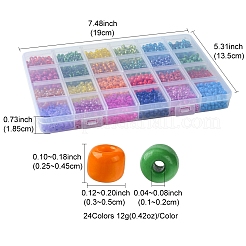 288g 24 stili 6/0 perline di vetro&nbsp;SEED-FS0001-26D