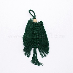 Décorations de pendentif à tricoter à thème de noël&nbsp;DIY-TAC0016-17