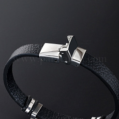 Pulsera de acero inoxidable con cuentas de constelación 201&nbsp;ZODI-PW0001-044K