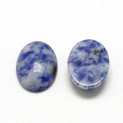 Cabochon di diaspro macchia blu naturale&nbsp;G-R415-13x18-45