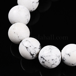 Natürliche howlite Perlen Armbänder dehnen&nbsp;BJEW-T022-04O