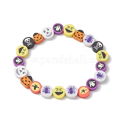 Ensemble de bracelets extensibles en perles d'argile polymère&nbsp;BJEW-JB10828