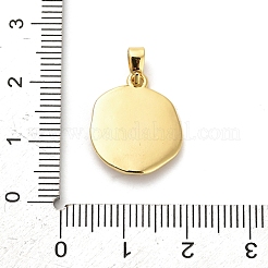Messing Emaille-Anhänger&nbsp;KK-M314-08B-G01