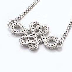 Verstellbare messing micro pave zirkonia bolo armbänder&nbsp;BJEW-F297-49P