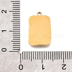 Pendentifs en acier inoxydable 304&nbsp;STAS-A114-06G-B