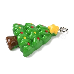 Pendentifs en résine opaque sur le thème de noël&nbsp;RESI-I344-03P-02