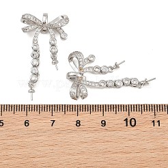 Picchetti in ottone zirconi con micro pavè&nbsp;CU-CBA8264-04P