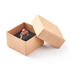 Anello per dito con perline di vetro sfaccettato placcato&nbsp;RJEW-TA00014-03
