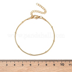 Rondell-Armbänder aus Edelstahl 304 in Schlangenform&nbsp;SA-CBA2696-18G