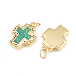 Pendentifs en laiton zircon cubique transparent&nbsp;CU-CBA7E9C-08D-G