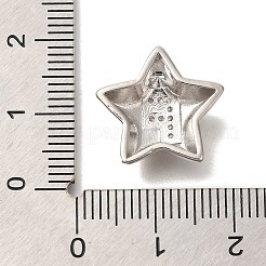 Gestell Messing micro ebnen Zirkonia Anhänger&nbsp;KK-I722-05P-F