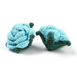 Baumwolle stricken künstliche Blume&nbsp;DIY-P082-01D